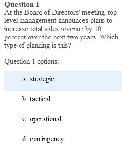 Module 3 Management, Organization, People, and Production - Planning